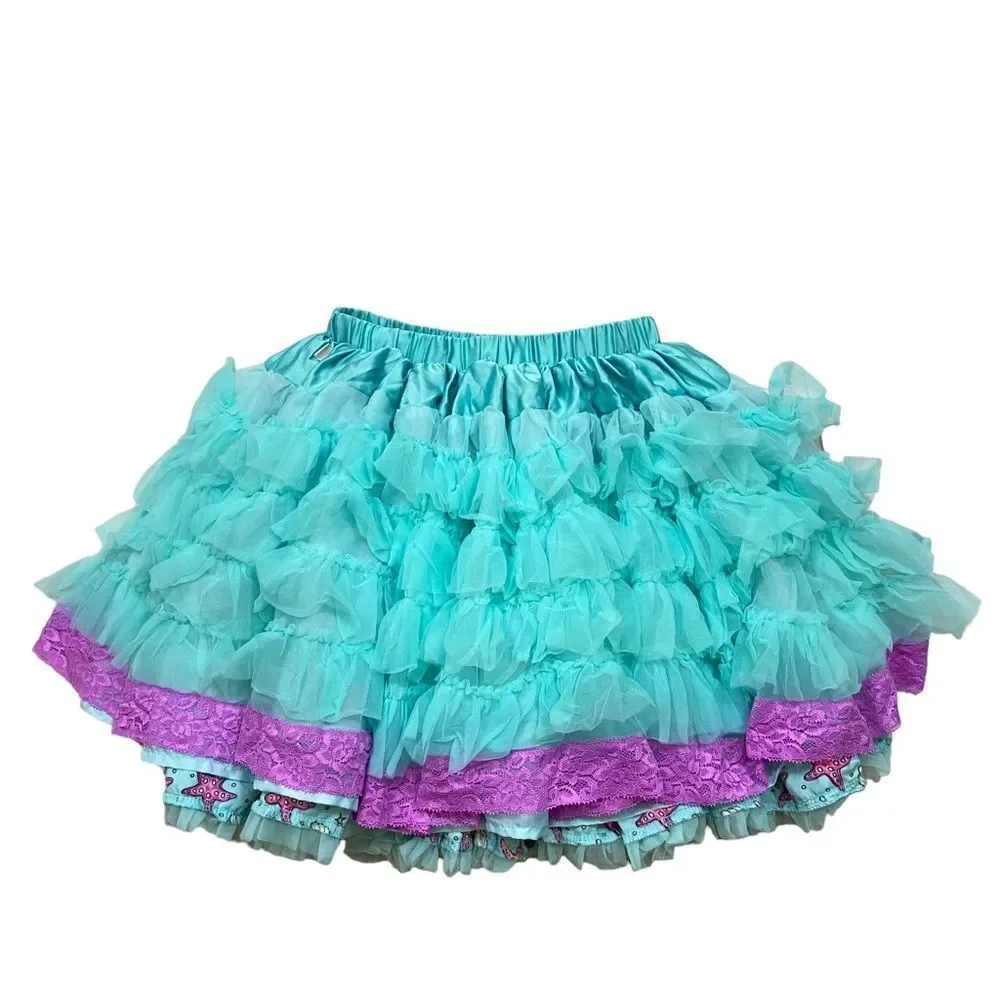 Disney Collection By Tutu Couture The Little Mermaid Reversible Multi Layer Tutu